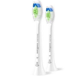 Philips Cabezal de Recambio Sonicare Optimal White W2, Pack de 2